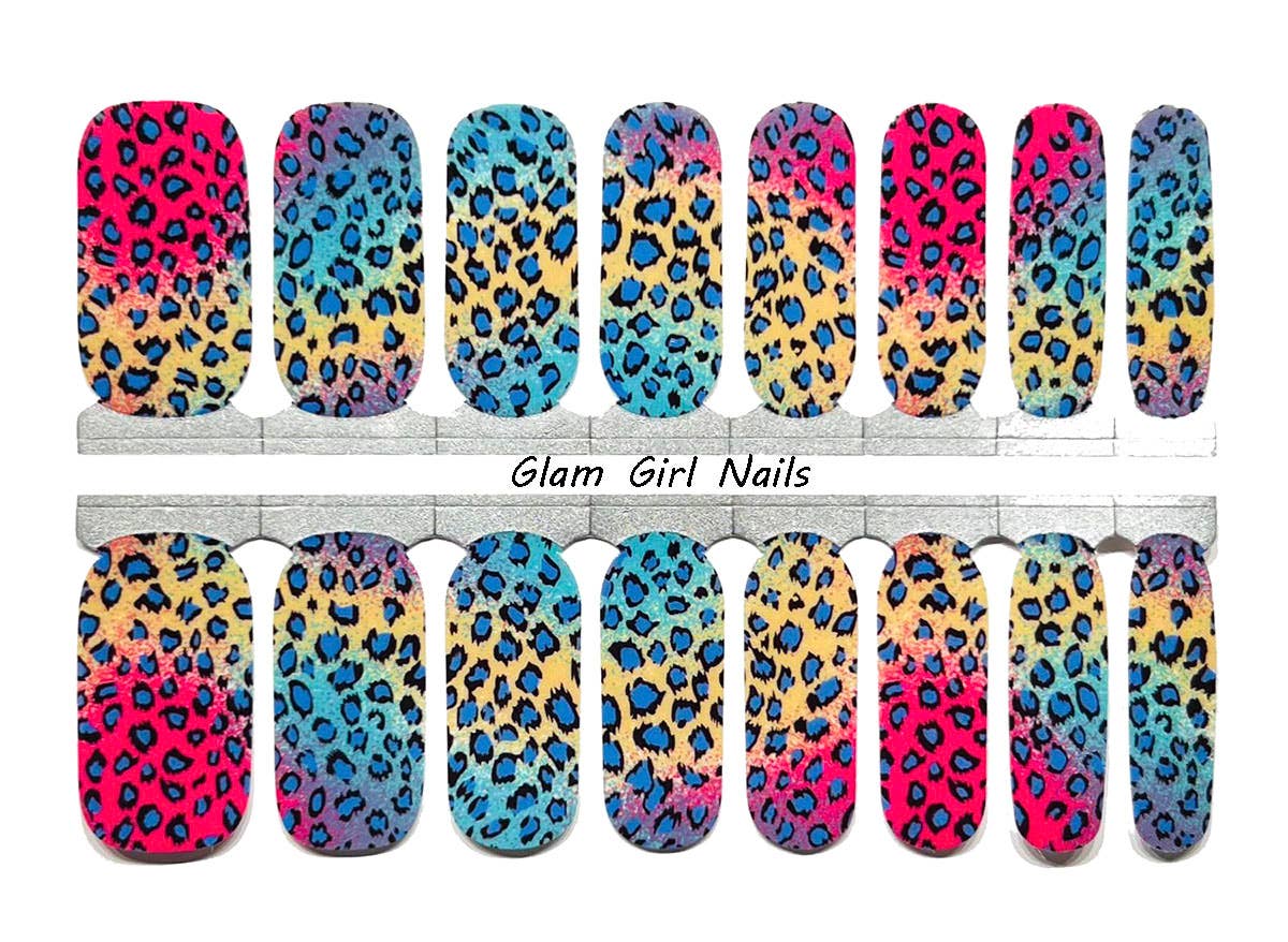 Leopard Party Nail Wraps