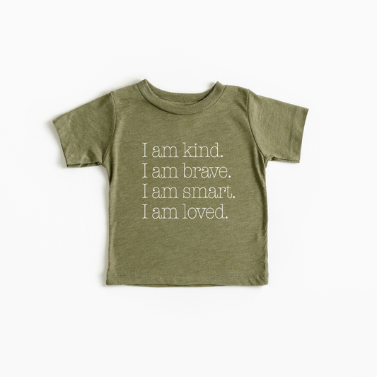 I am Kind, I am Brave Kids Tee