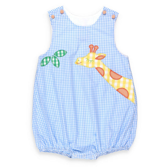 Sunny Giraffe Applique Bubble