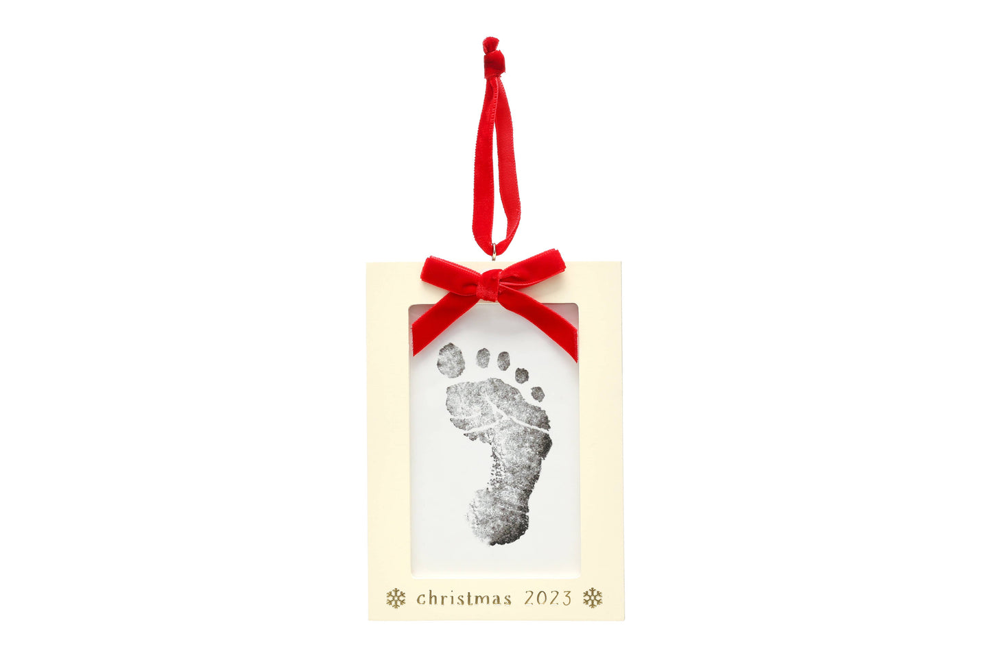 Baby's Print Christmas Ornament Kit with Clean-Touch Ink Pad